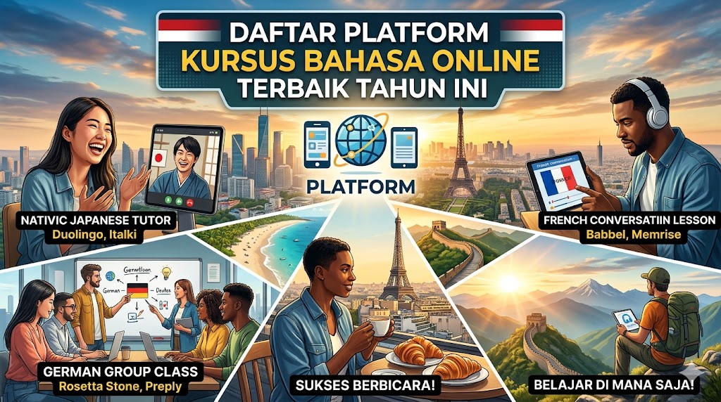 Daftar Platform Kursus Bahasa Online Terbaik Tahun Ini