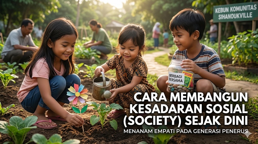 Cara Membangun Kesadaran Sosial (Society) Sejak Dini